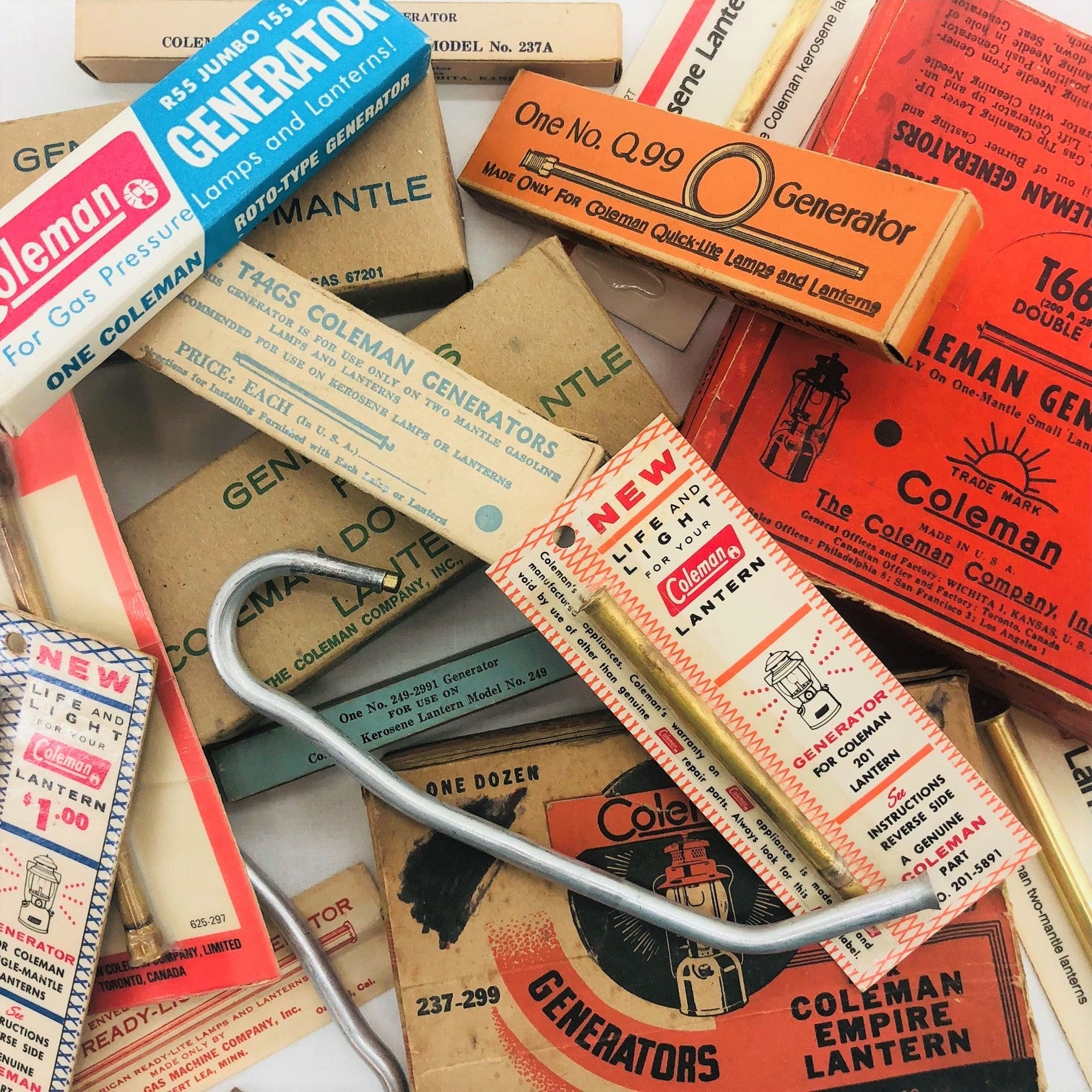Replacement generators for classic Coleman and vintage camp lanterns — from The GPA Junkyard