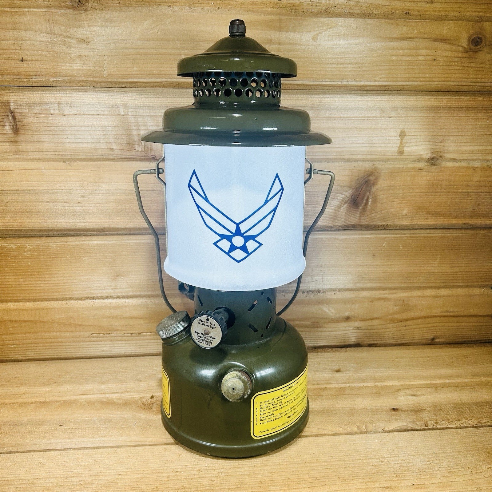 US Air Force Coleman 220 228 252 252A Mil-spec Lantern Globe Wrap USAF —READ—0