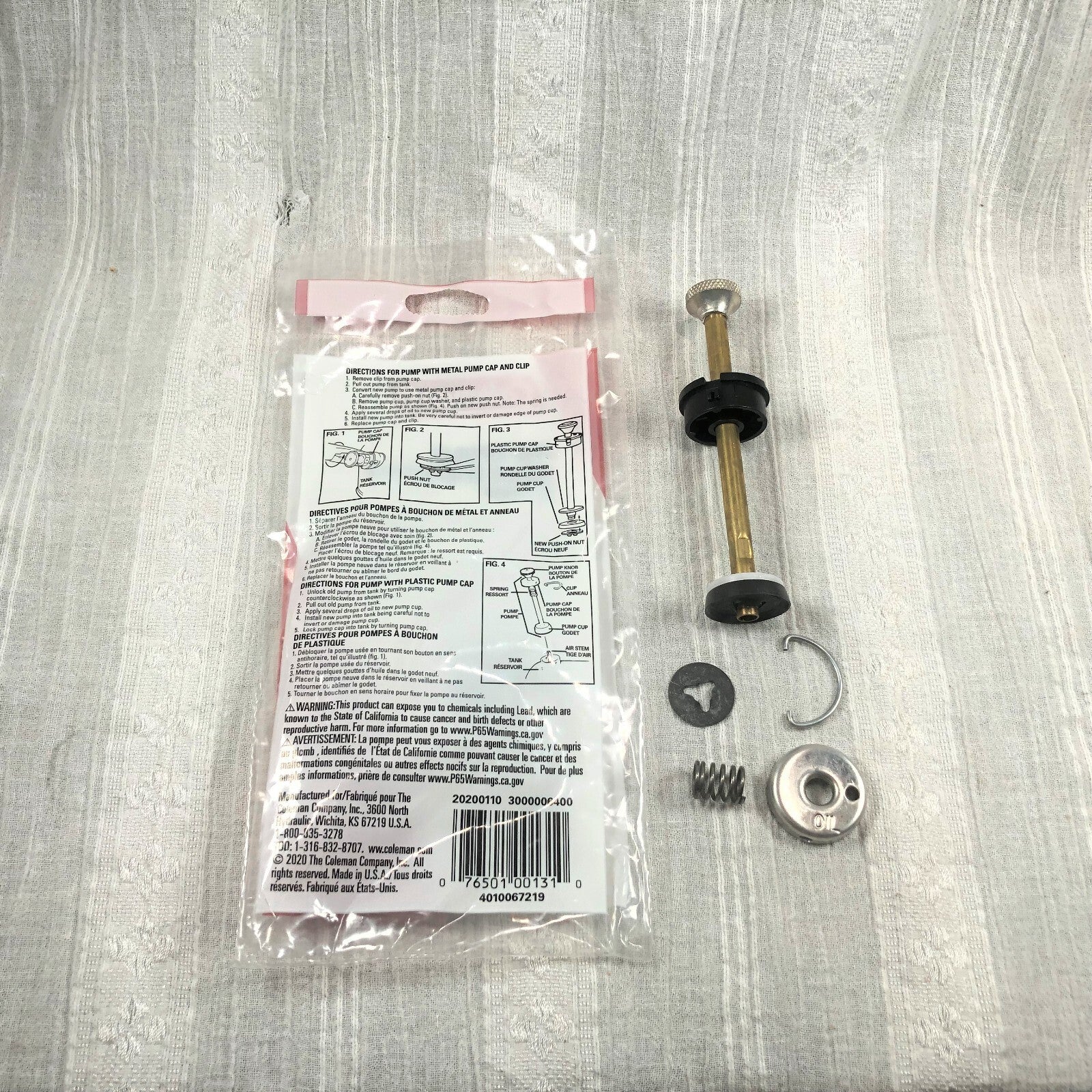 New Coleman Lantern & Stove Pump Repair Kit 30000064001