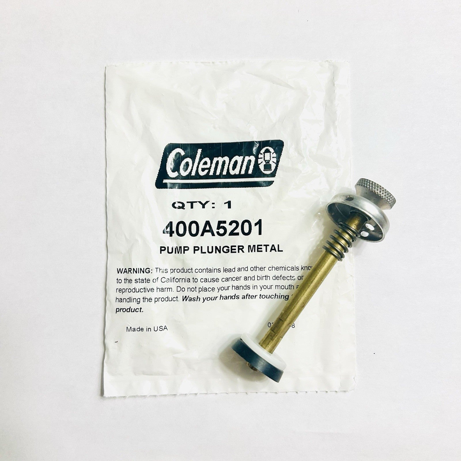 Coleman 400A5201 Pump Plunger Metal Replacement Kit Peak 1 Lanterns & Stoves0