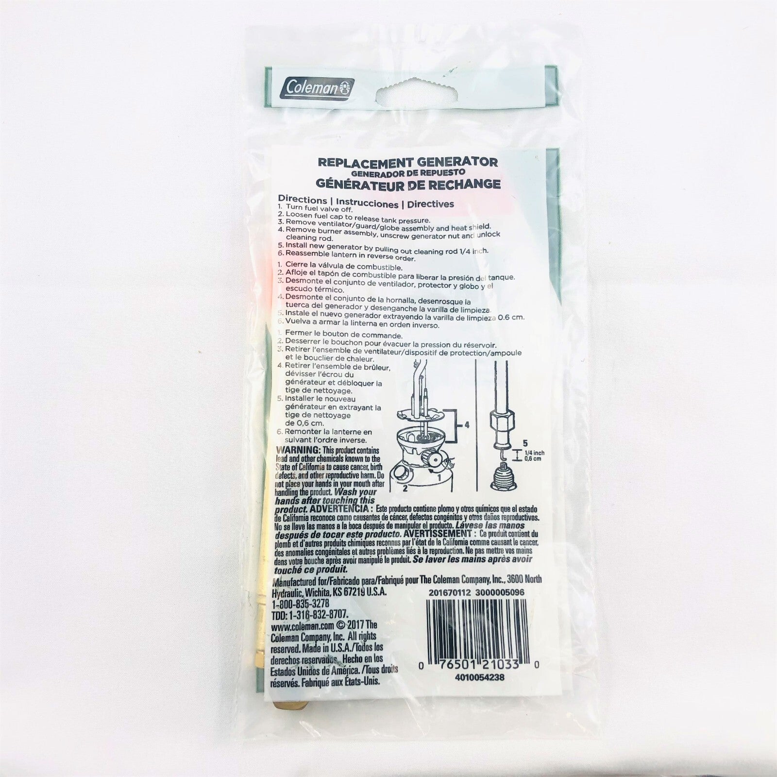 New Coleman Model 2000 NorthStar AND 290 Lantern Generator - PARTS1
