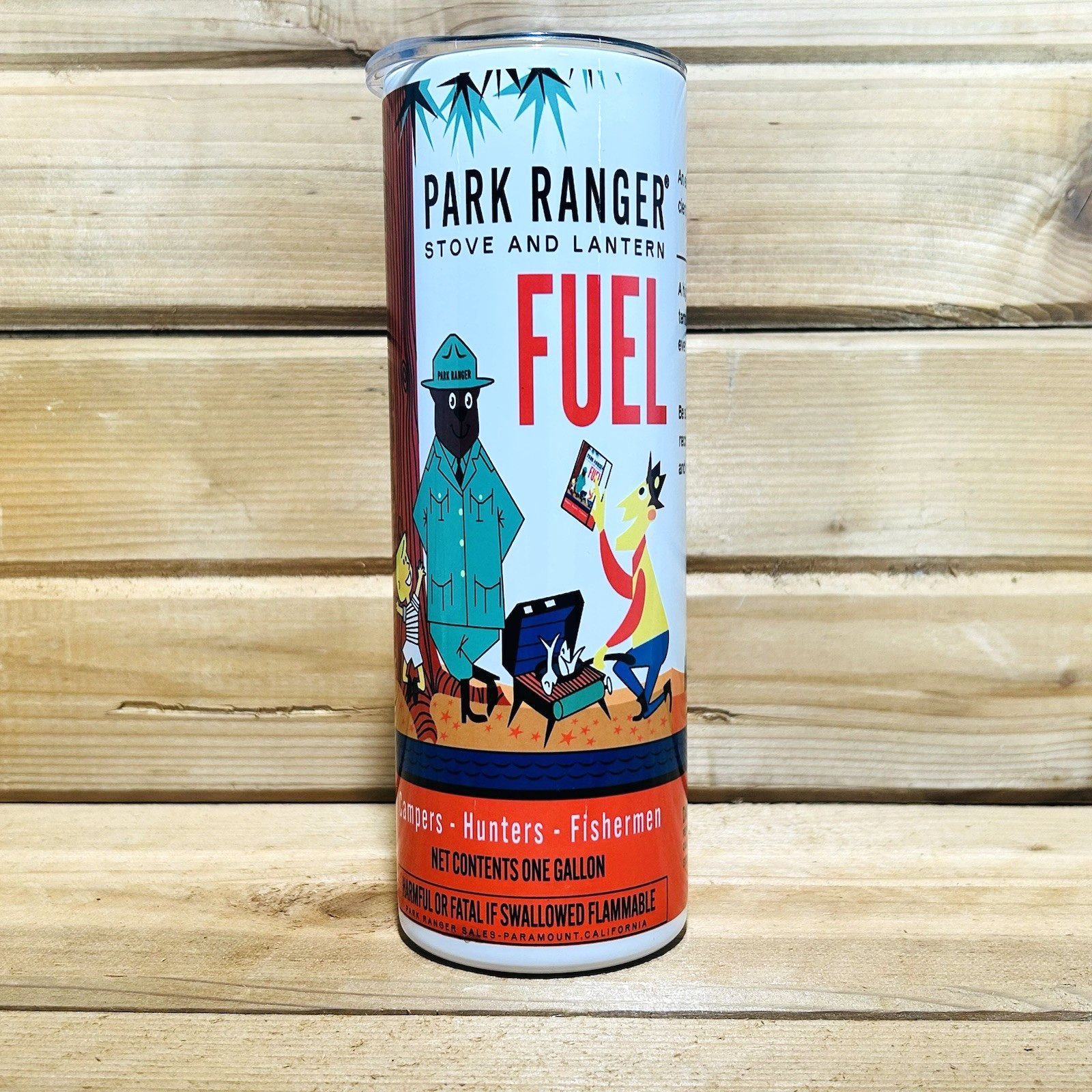 Park Ranger Coleman Lantern Fuel Can Designed Insulated Coffee Tumbler w/ Straw0