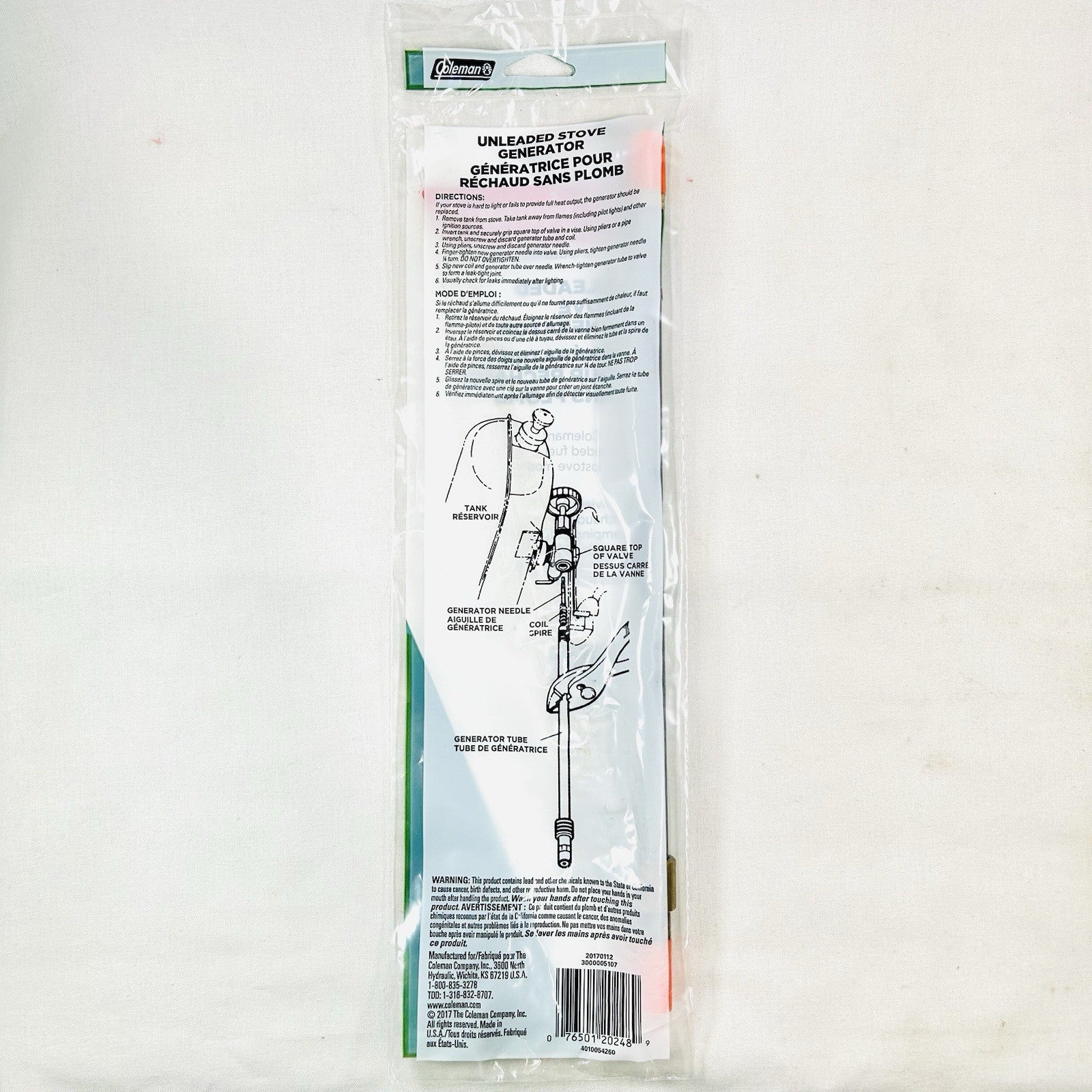 New Coleman 414-5621 Unleaded Stove Generator for Model 414 Stove1