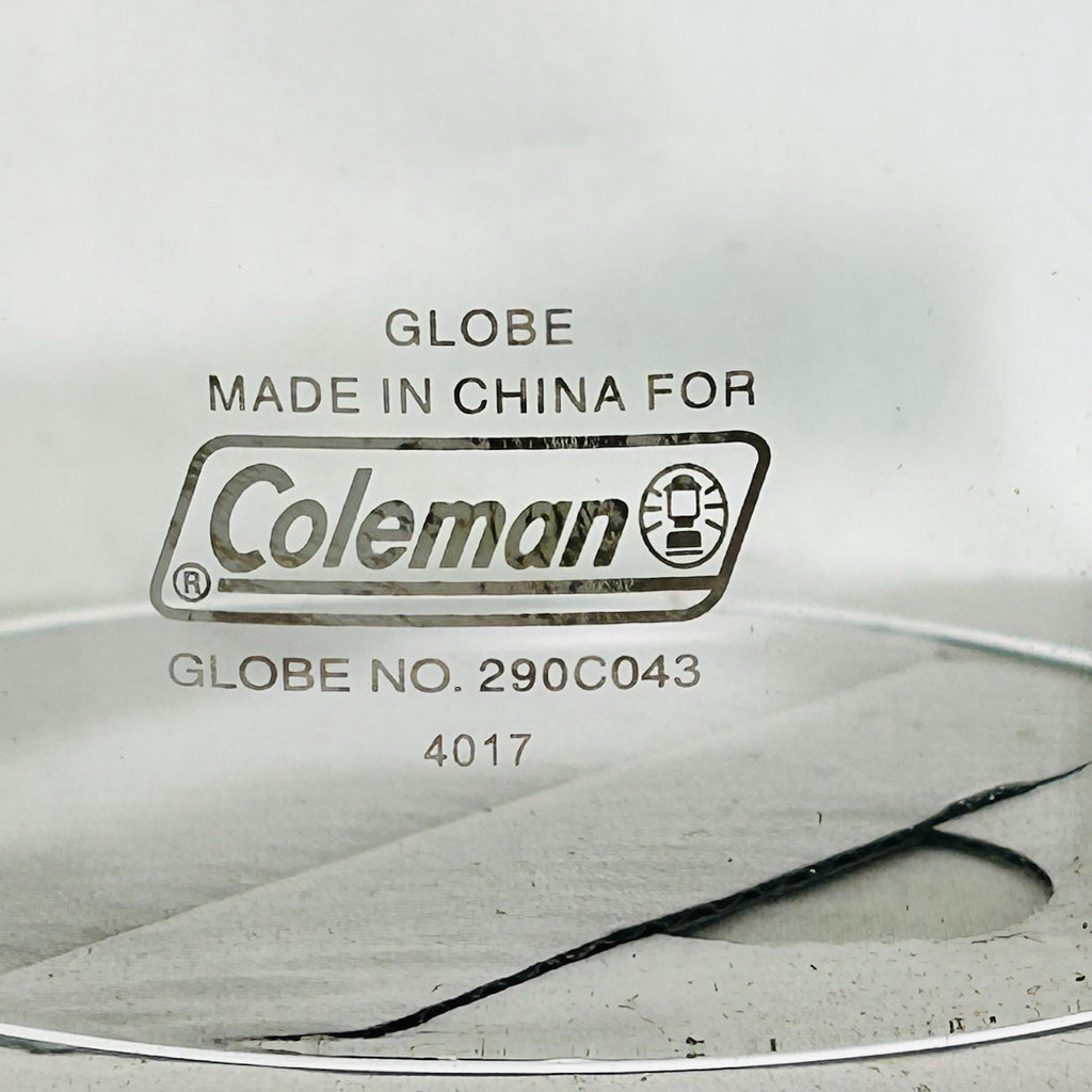 Coleman 290C043 Clear Lantern Globe made in China 220 228 235 290 2951