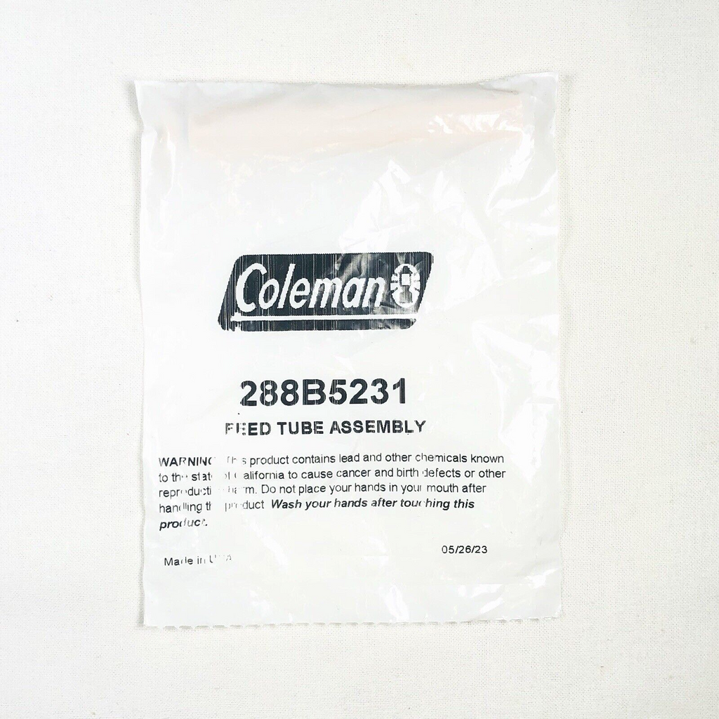 New Coleman 288B5231 Feed Tube Assembly Fits 282 285 286 288 Lanterns0