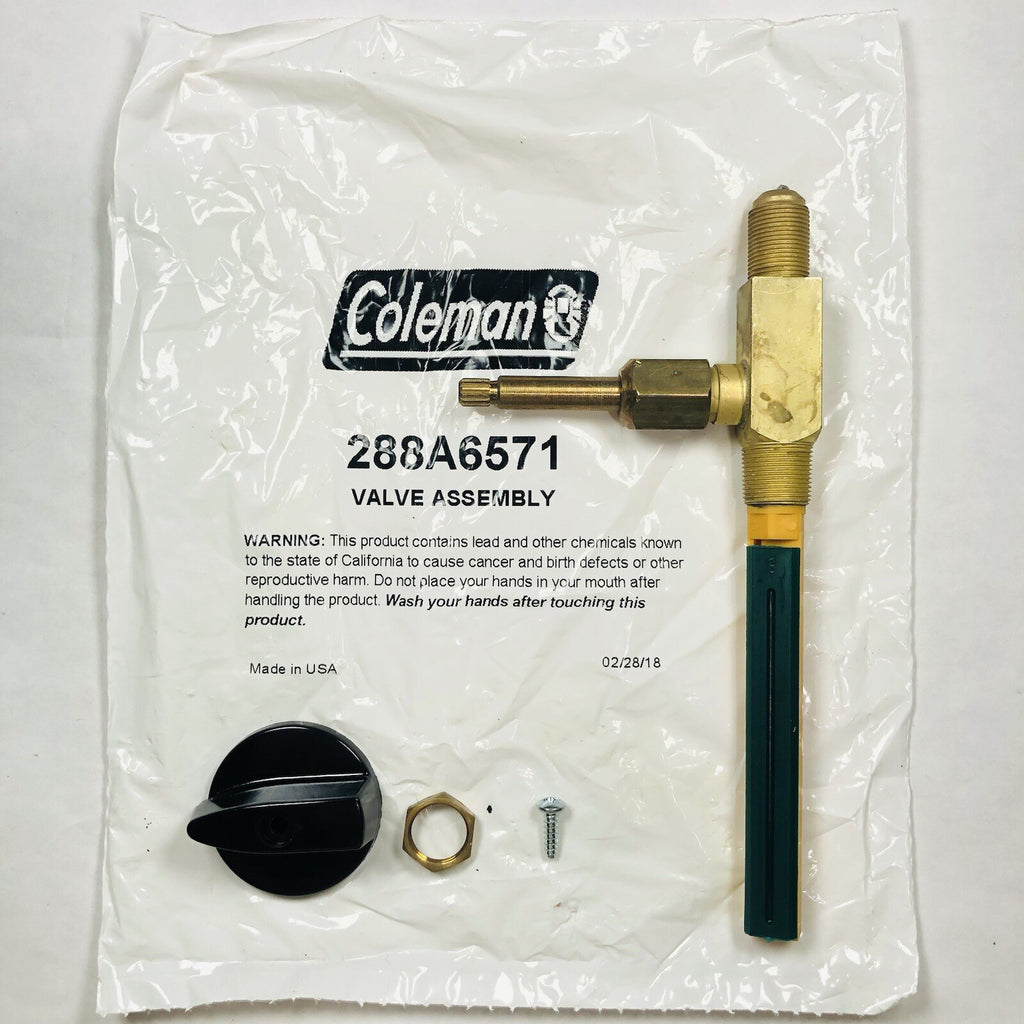 New Coleman 288 Lantern Valve Assembly Part# 288A65711