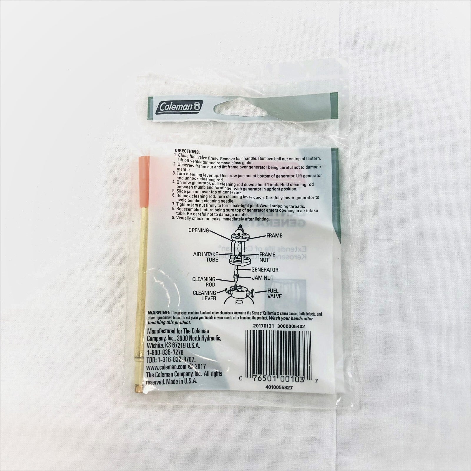 New Coleman 201 Kerosene Lantern Generator -- PARTS Fits 201, 234, 2471
