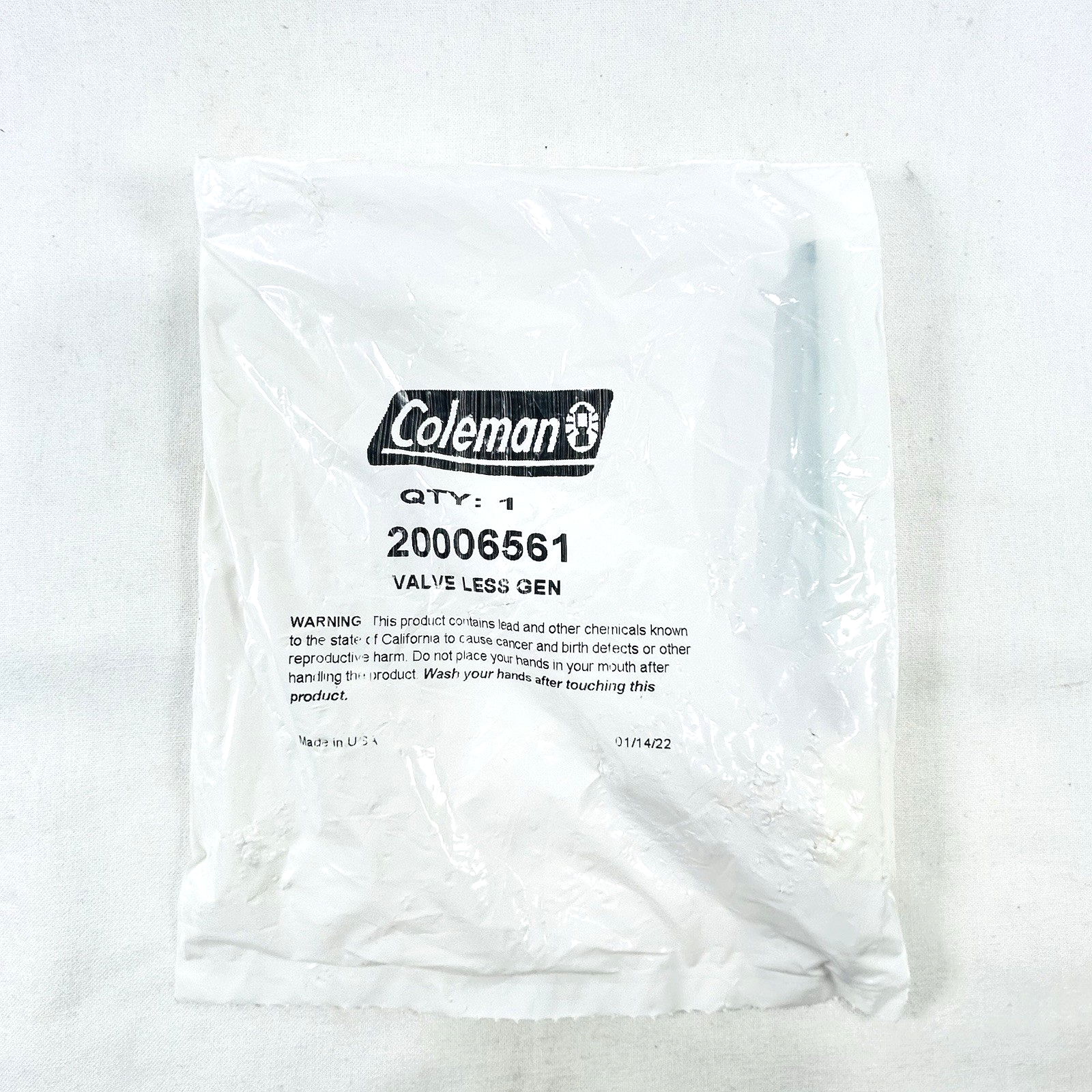 New Coleman NorthStar Lantern Valve Assembly Part# 2000-65611