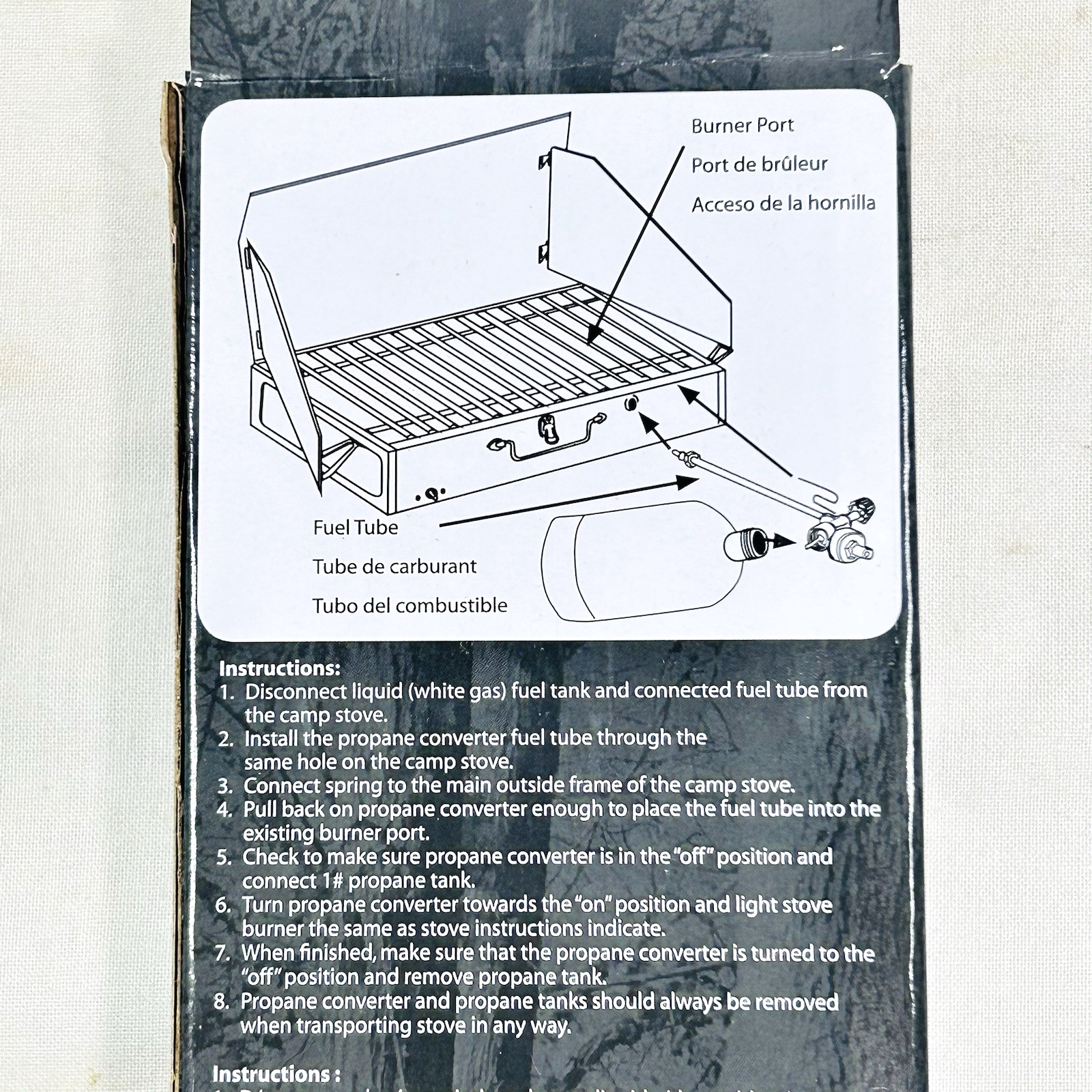 Mr. Heater Propane Converter for Coleman 2 & 3 Burner White Gas Stoves3