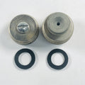 Two (2) Coleman #603-1361 Small 3 Piece Fuel Cap Gaskets - GASKETS ONLY0