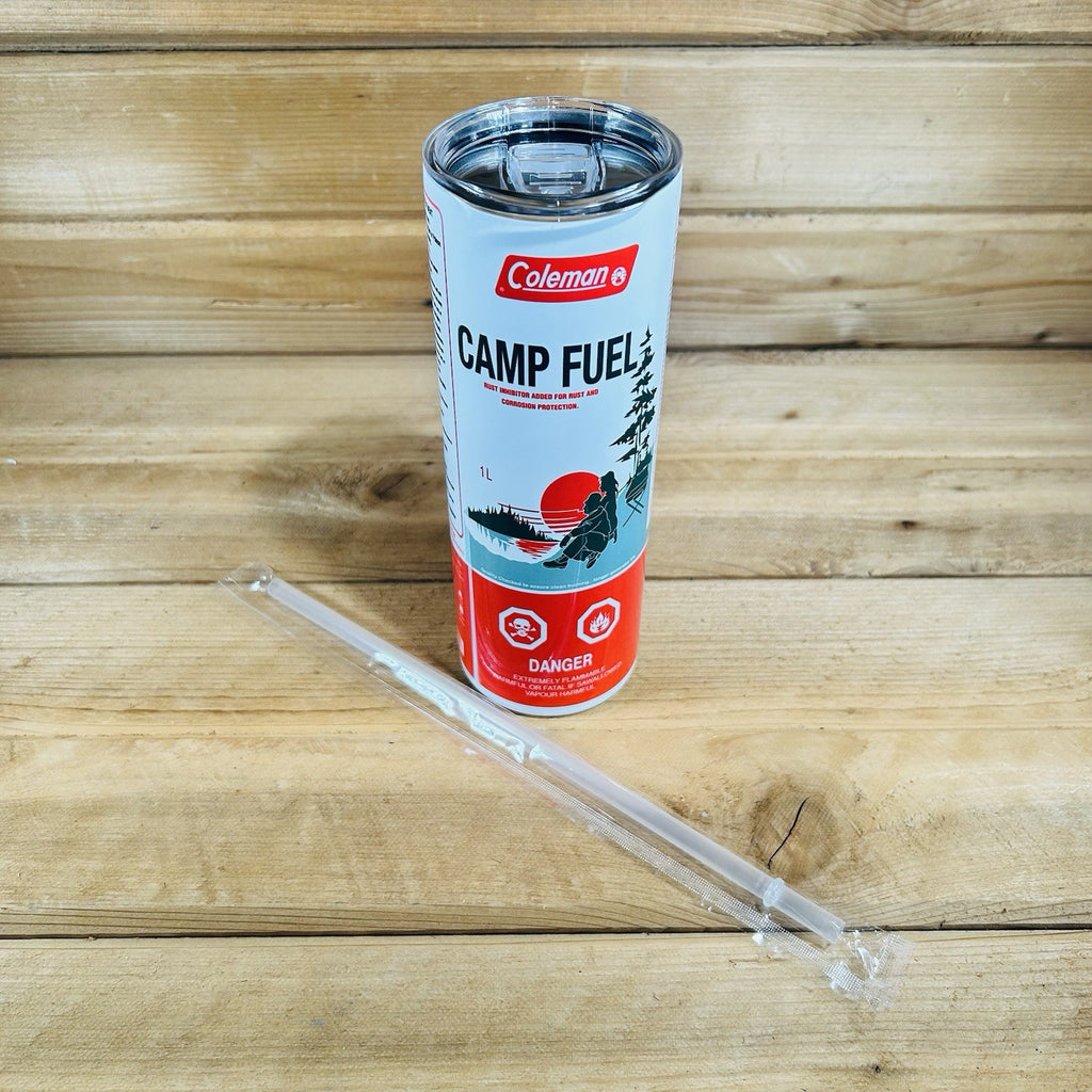 New Canadian Coleman Lantern Fuel Can Designed Insulated Coffee Tumbler w/ Straw2