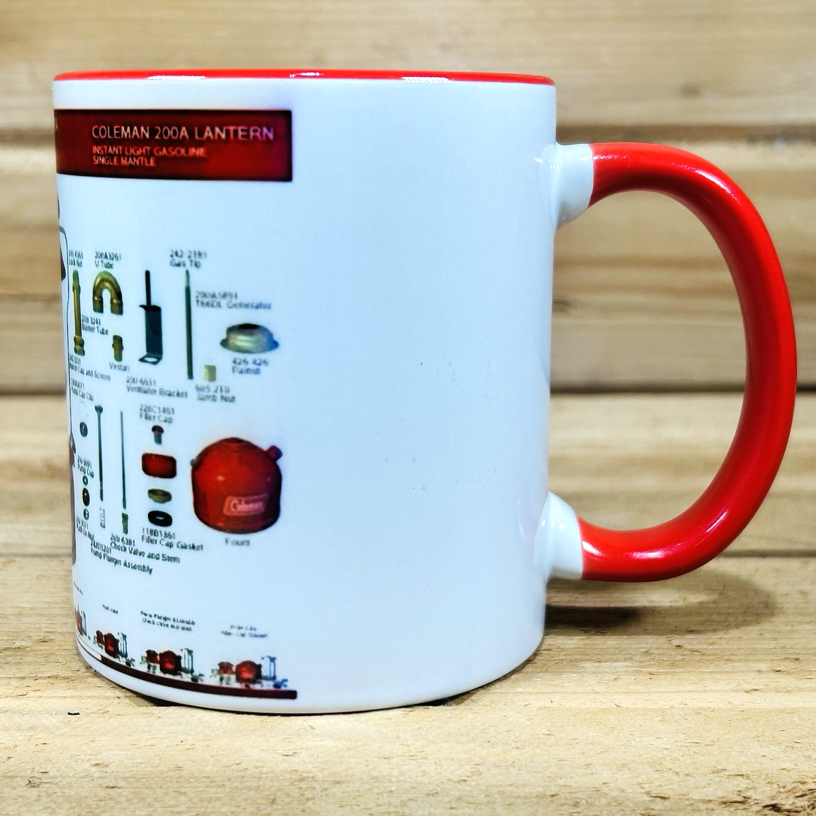 New Coleman 200A Lantern Diagram Coffee Mug1