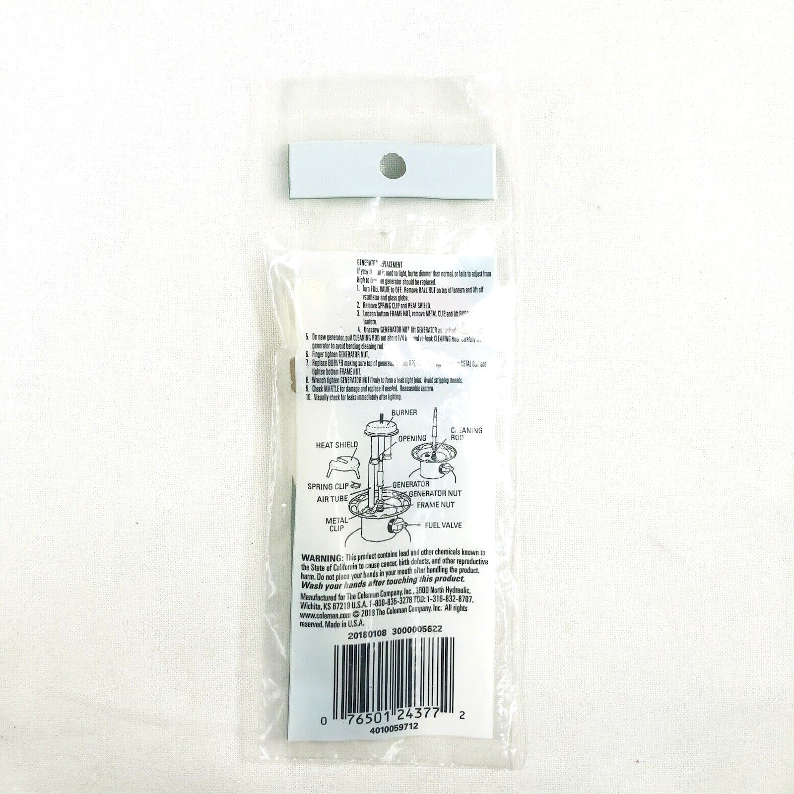 New Coleman 285-5891 Fits 282 & 285 Lantern Generator - PARTS1