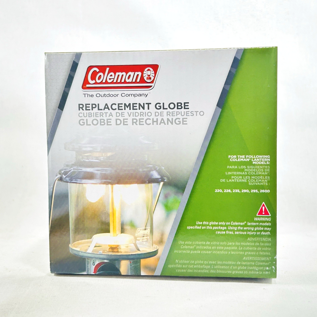 Coleman 290C043 Clear Lantern Globe made in China 220 228 235 290 2950