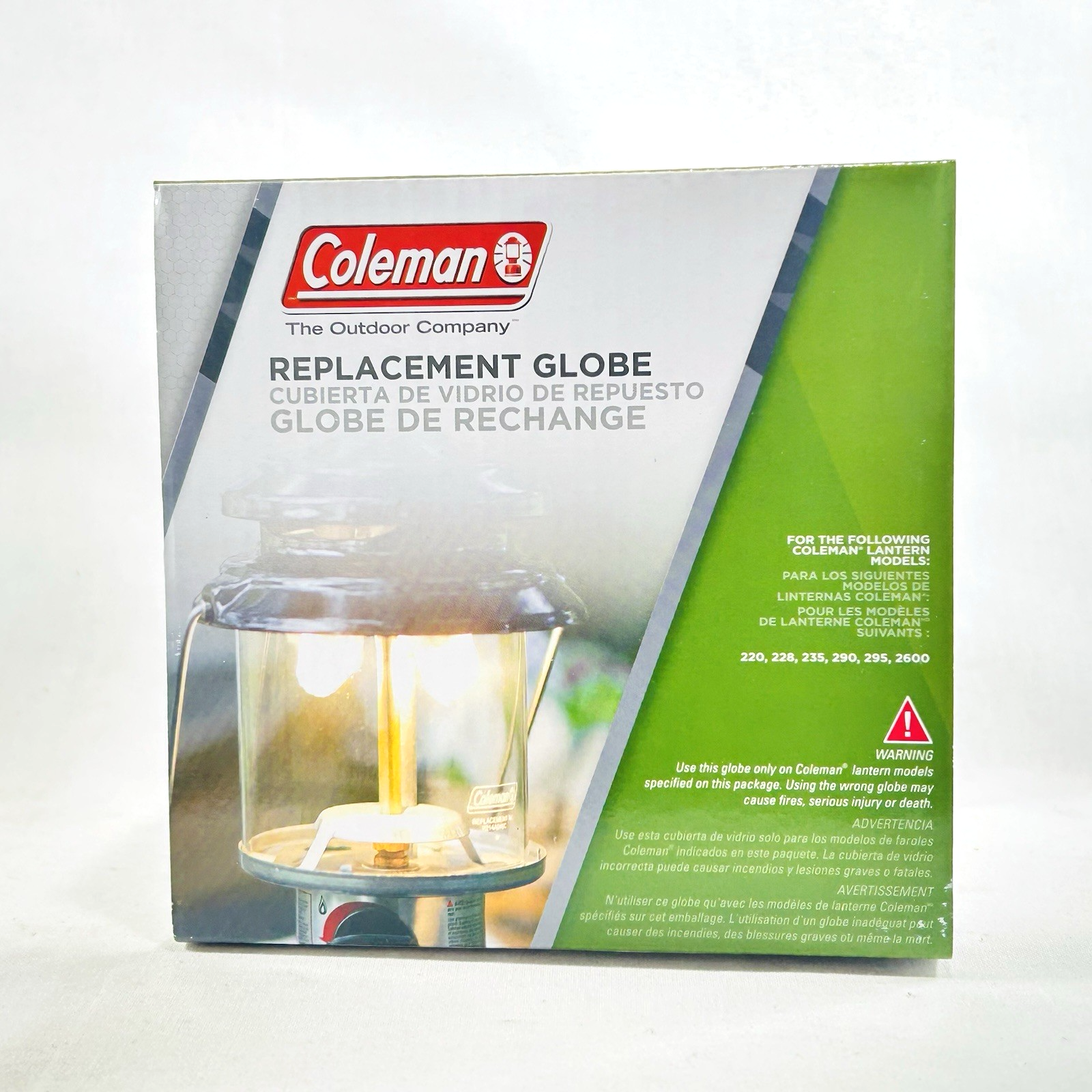 Coleman 290C043 Clear Lantern Globe made in China 220 228 235 290 2950