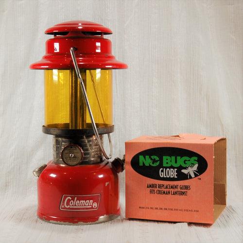Replacement #4 AMBER Lantern Bug Globe- FOR COLEMAN 214 282 285 286 321 325 3350