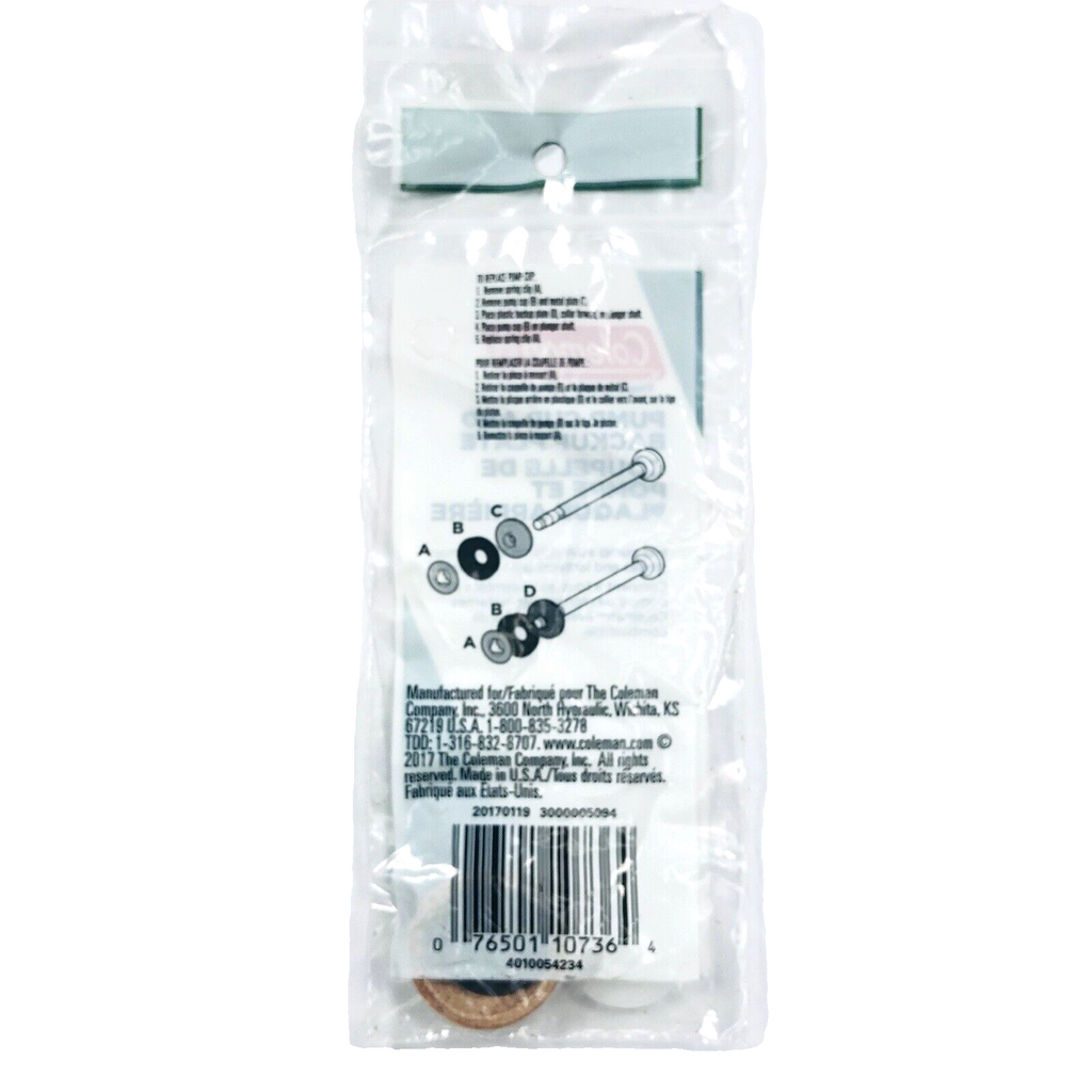 Coleman Leather Pump Cup Kit with Backup Plate 216A50911