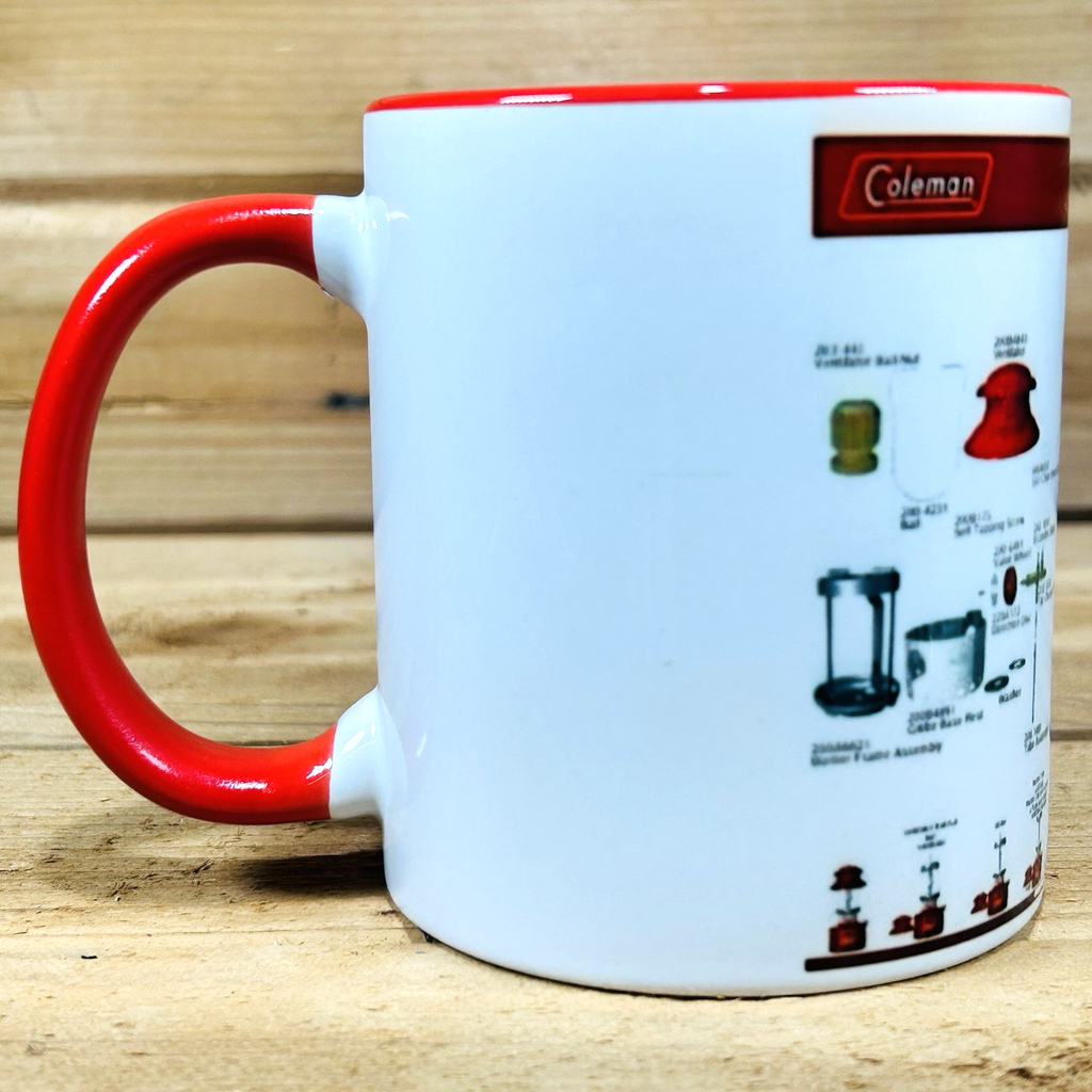 New Coleman 200A Lantern Diagram Coffee Mug2