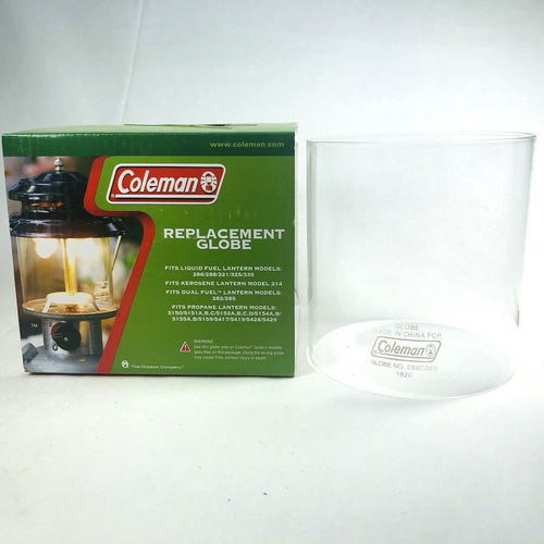 Coleman #4 Clear Lantern Globe made in China 214 282 285 286 321 325 3350