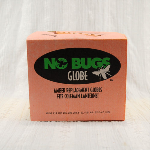 Replacement #4 AMBER Lantern Bug Globe- FOR COLEMAN 214 282 285 286 321 325 3351